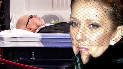 Rest In Peace! Céline Dion Cries In Front Of René Angélil’s Open Casket ...