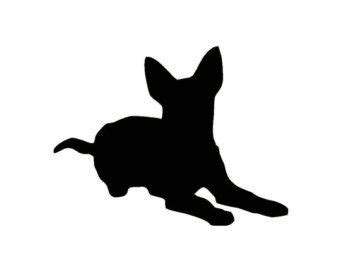 blue heeler silhouette - Google Search | Dog silhouette, Australian ...