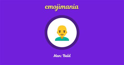 👨‍🦲 Man: Bald emoji Copy & Paste - Emojimania