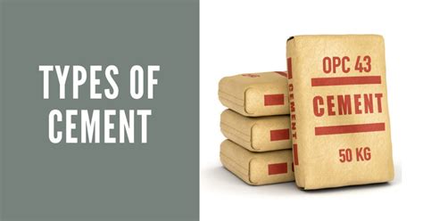 19 Types of Cement Used in Construction Works • Civil Gyan