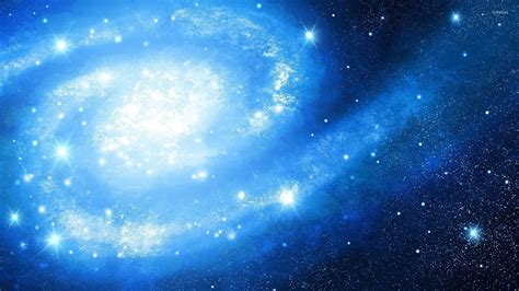 Beautiful blue galaxy wallpaper - Space wallpapers - #48592