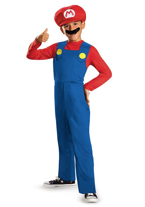 Boys Mario Classic Costume