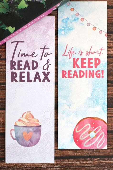 Printable Bookmarks Bookish Quotes Cute Bookmarks for Books Digital ...