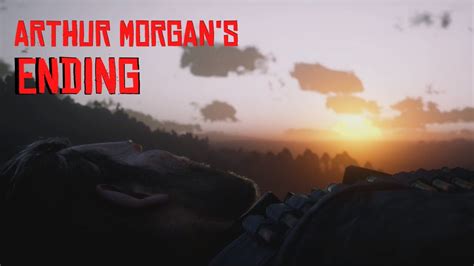 Red Dead Redemption 2 - Arthur Morgan Death Scene - YouTube