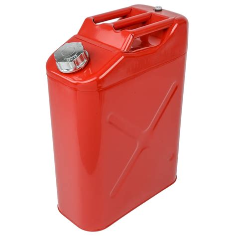 JEGS 80235 Jerry Can 5 Gallon Metal Red with Spout - Walmart.com ...