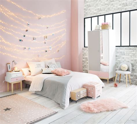 #girlsbedroom | Pink bedrooms, Girls bedroom grey, Rose gold bedroom