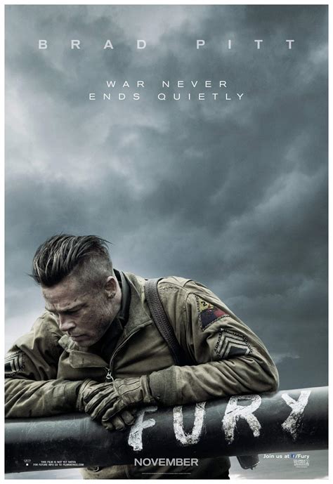 Fury Brad Pitt Poster