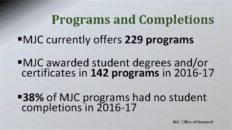 Paving the Path Graduates by Program MJC Guided