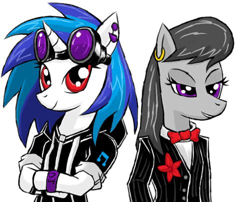 Vinyl Scratch And Octavia by emichaca on DeviantArt