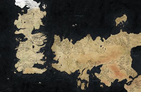 Map Of The World Of Westeros - Domini Hyacintha