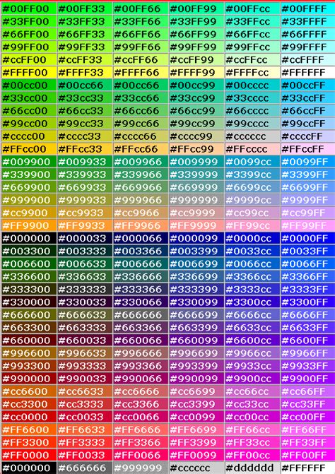 Hexadecimal Colors - Hex Color Generator