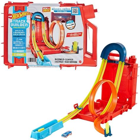 Amazon.com: Hot Wheels Track Builder Unlimited Fuel Can Stunt Box ...