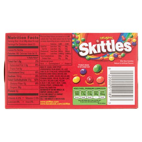 Skittles Fun Size Nutrition – Blog Dandk