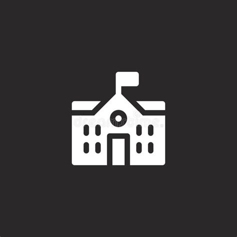 School Icon. Filled School Icon for Website Design and Mobile, App ...