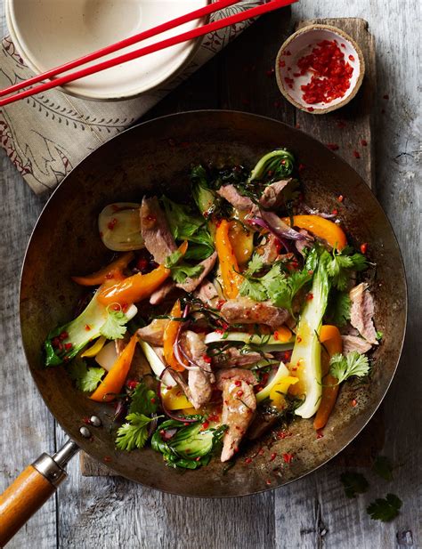 Thai-style duck stir-fry with lime | Sainsbury`s Magazine | Recipe ...