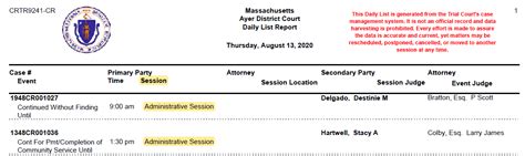 Public access to District Court events in the Attleboro Division | Mass.gov