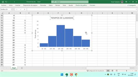 Cómo hacer un histograma en Excel - YouTube