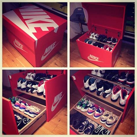 Designer Builds A Sneaker Cabinet That Looks Like A Gigantic Nike ...