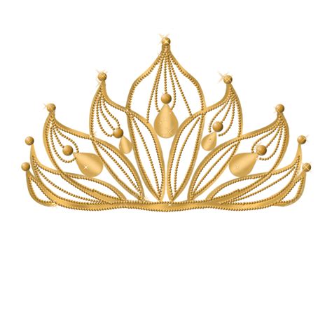 Gold Crown, Gold Tiara, King Crown, Gold PNG Transparent Clipart Image ...