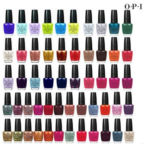 OPI color chart. | Nail polish sale, Shellac nail colors, Opi nail colors