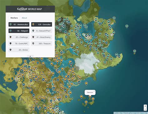 All Geoculus Locations On Genshin Impact Interactive Map