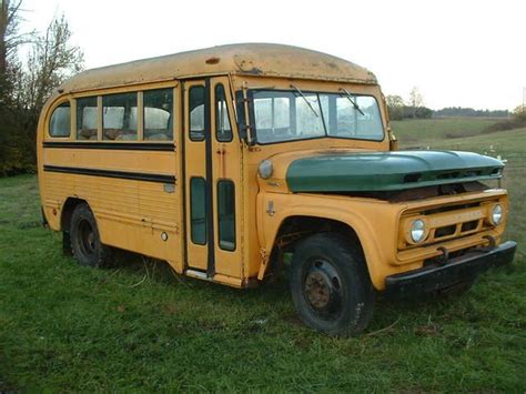 School Bus Camper, Old School Bus, Yellow School Bus, School Buses, Old ...