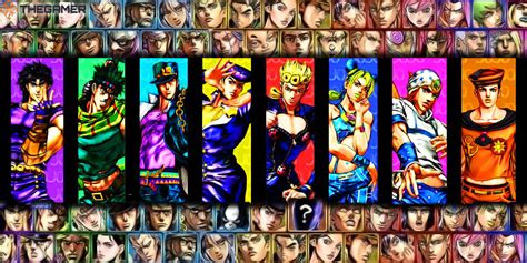 Jojo's Bizarre Adventure: All-Star Battle R- Every Character Listed By ...