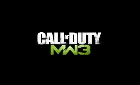 HD wallpaper: Call Of Duty MW3 Logo, Call of Duty Modern Warfare 3 ...