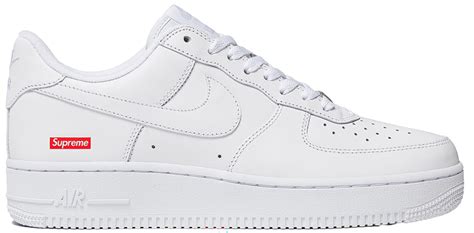 Supreme x Nike Air Force 1 Low 'Box Logo' White | Hype Vault