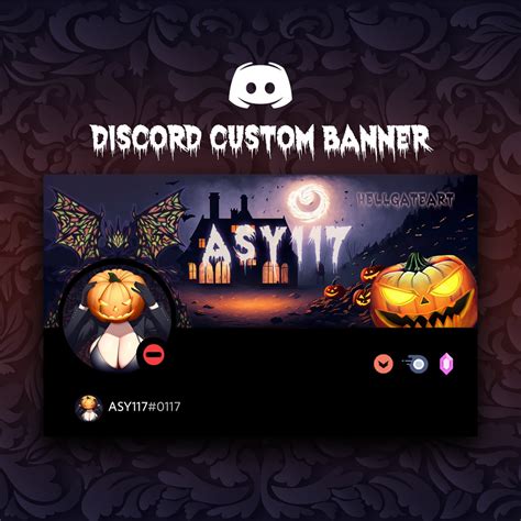 Halloween Discord Banner Custom&personalized Discord Banner - Etsy