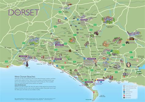 Dorset holiday, Dorset map, Dorset