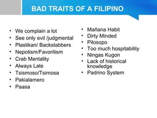 🏆 Filipino traits. Filipino Culture: 5 Best Traits You Should Know ...