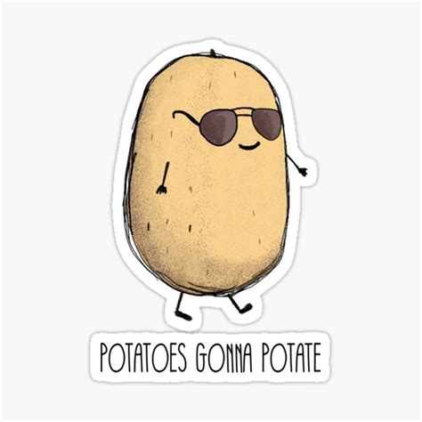 Potato Stickers | Redbubble