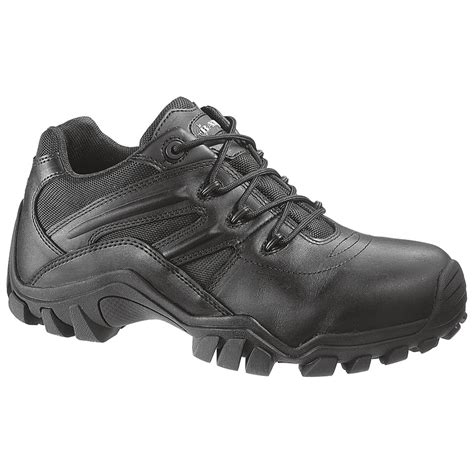 Men's Bates® Delta Low Oxford Shoes, Black - 213415, Combat & Tactical ...