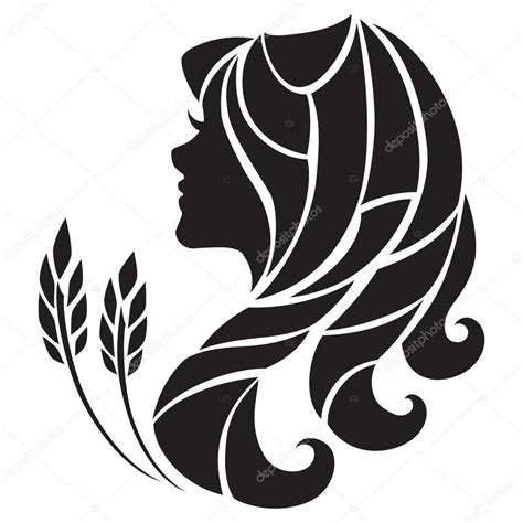 Virgo zodiac sign — Stock Vector © Jena_Velour #45834695