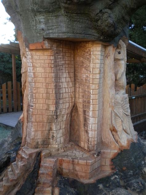 Old beech tree with wildlife carvings | Chainsaw carving, Carving ...