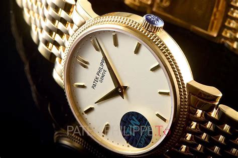 Patek Philippe Replica Calatrava Electroplated Gold Case