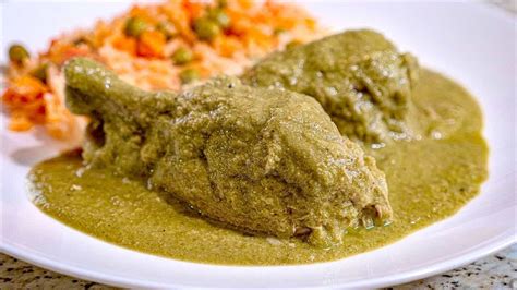 Mole verde con pollo y pepita molida, receta para cocinar - Sibeti Recetas