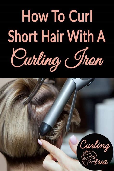 Short Hair Curls? Here's the best curling iron for short hair – Curling ...