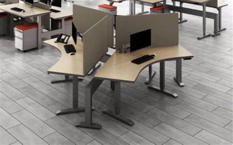 3 Person Height Adjustable Workstation | Joyce Contract