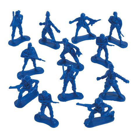 Plastic Blue Army Men - Toys - 144 Pieces - Walmart.com