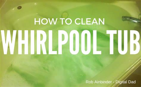 How to Clean a Whirlpool Tub - Rob Ainbinder | Whirlpool tub, Cleaning ...