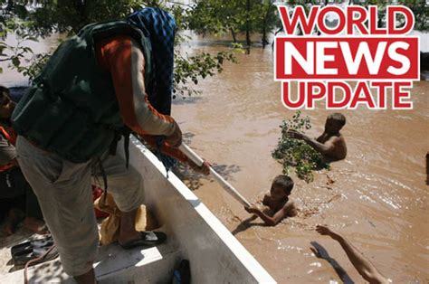 World News Update: Kashmir floods, meteor strike and Korean trial ...