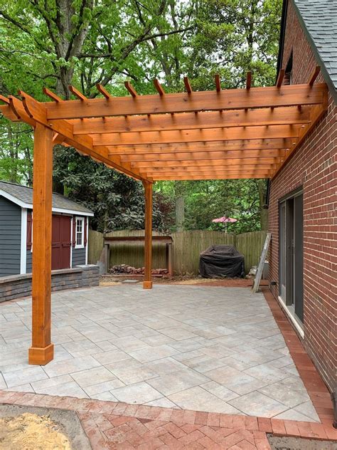 Several Special Attached Pergola Ideas, Designs & Kits | Pergola ...