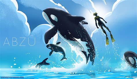 ABZU - Some quick fan art - What a game! Underwater Painting, Geek ...