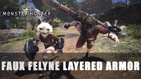 MHW: Faux Felyne Layered Armor - YouTube