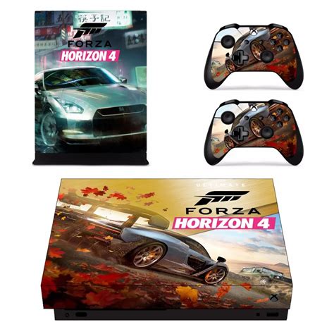 Forza Horizon 4 Skin Sticker For Microsoft Xbox One X Console and 2 ...