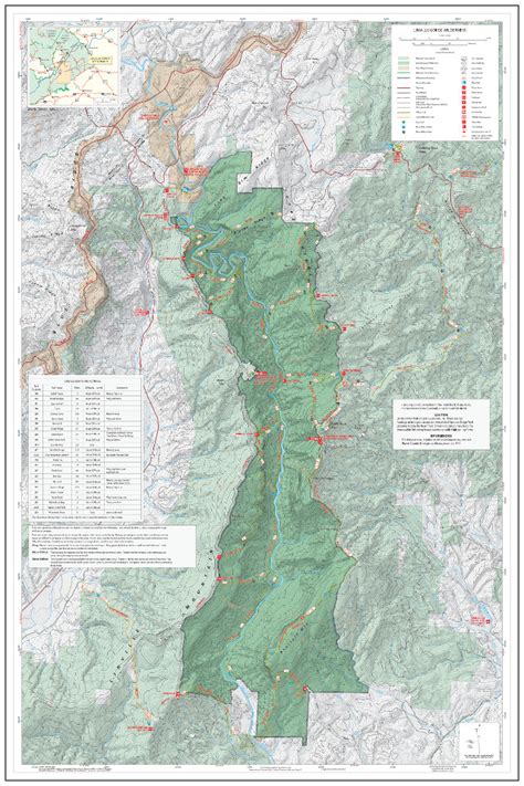 USFS Linville Gorge Wilderness (2014) - LGMAPS Linville Gorge Maps