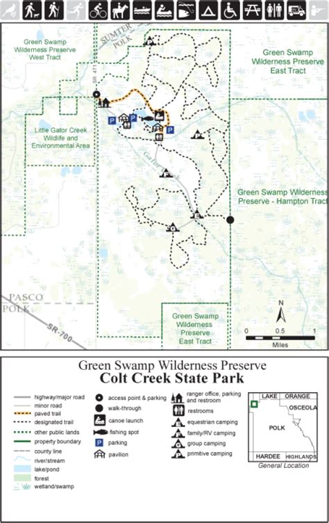 Colt Creek State Park map | WaterMatters.org