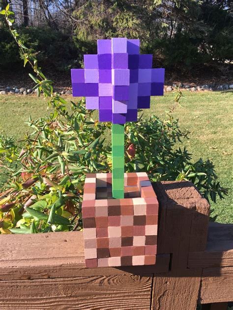 Diy Minecraft Flower - Do It Yourself